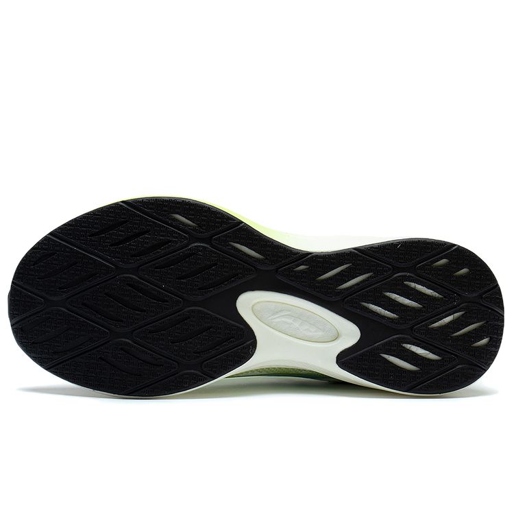 Li Ning Youth Low Top Anti Slip Durable Running Shoes Kids Sneakers White Green YKFT004-1