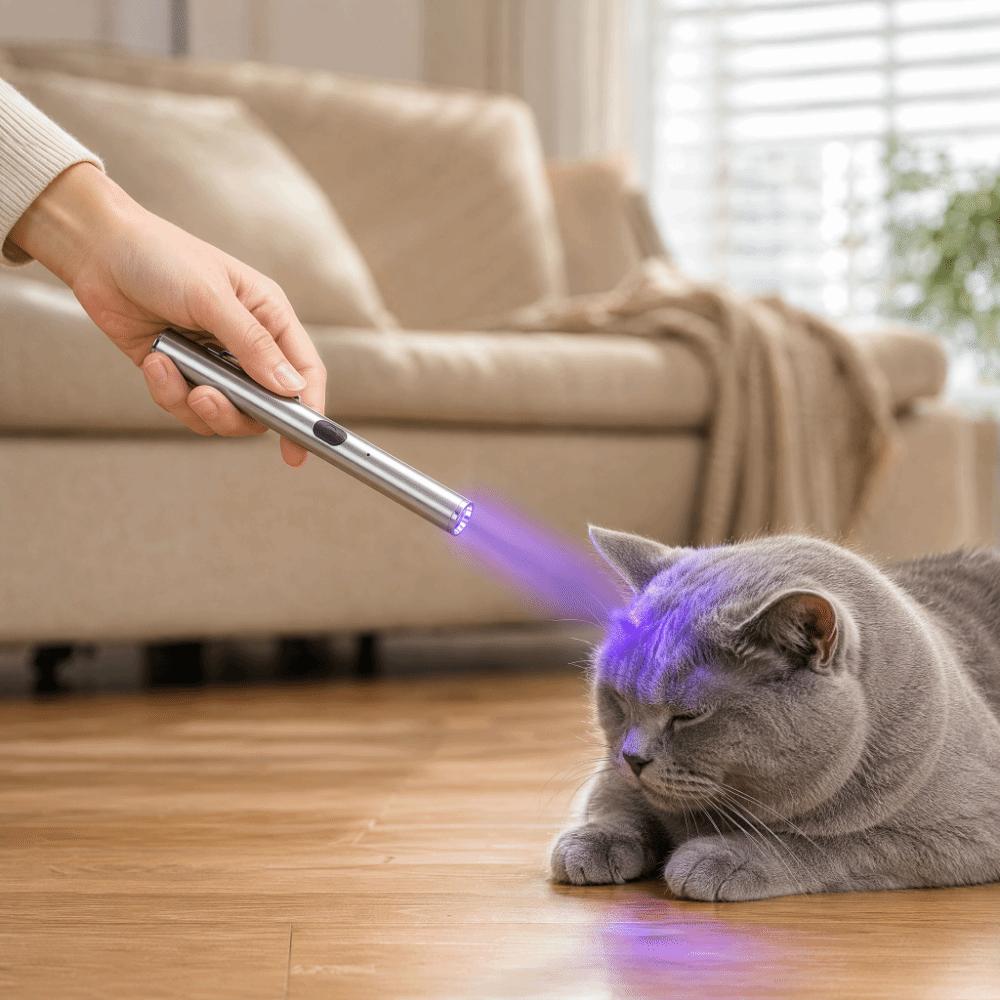 Waterproof Pet Fungus Detection 365 UV UV Flashlight Veterinary Wood Lamp Pet Care