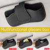 AABHK1 Car sun visor glasses box leather sunglasses holder for Chevrolet Cruze Spark Captiva Suburban Camaro Malibu Trax Aveo Equinox