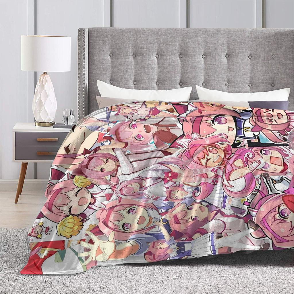 Умамусуме Претти Дерби Хару Урара Теплое Мягкое Одеяло Самолет Путешествие Плюшевое Плед Одеяло Спальня Фланелевое Покрывало Диван Кровать Покрывало