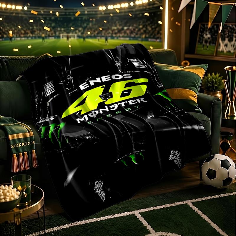 Valentino Rider Throws Blanket Flannel Blankets Plush for Couch Bed Gifts for Men Women Travel picnic blanket Christmas fan gifts