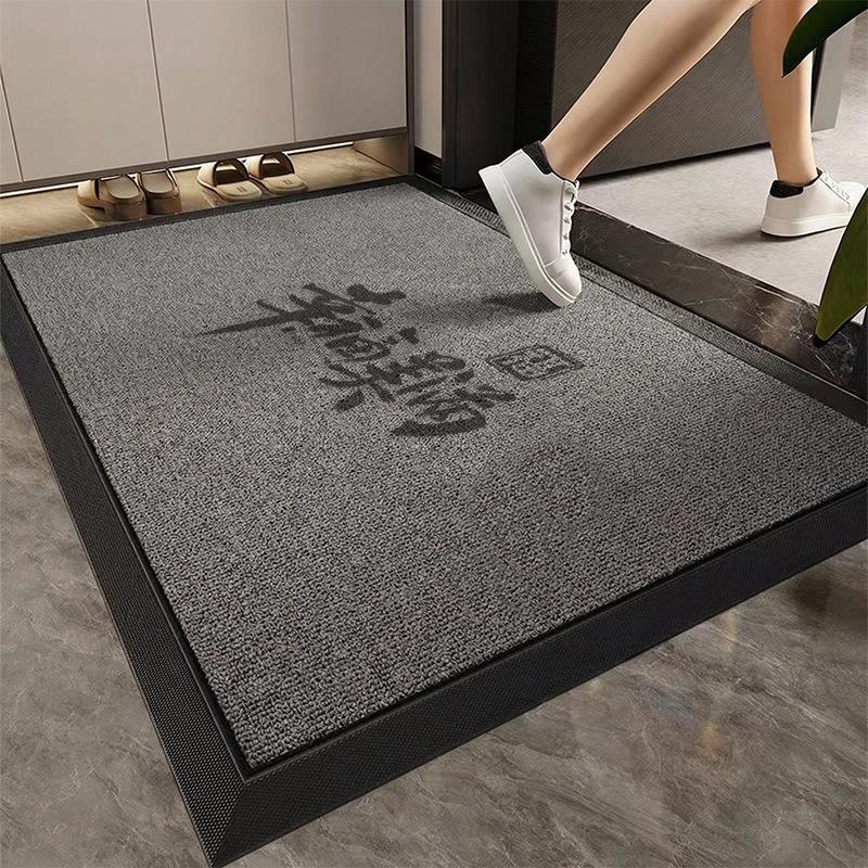 Large 3D Textured Laser Engraved Non-Slip Door Mat