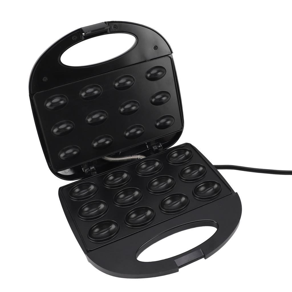 Электрическая вафельница для орехового печенья с двумя нагревательными элементами и антипригарным покрытием