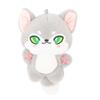Adorable Plush Wolf Toy Cute Fluffy Fox Doll Birthday Gift Keychain