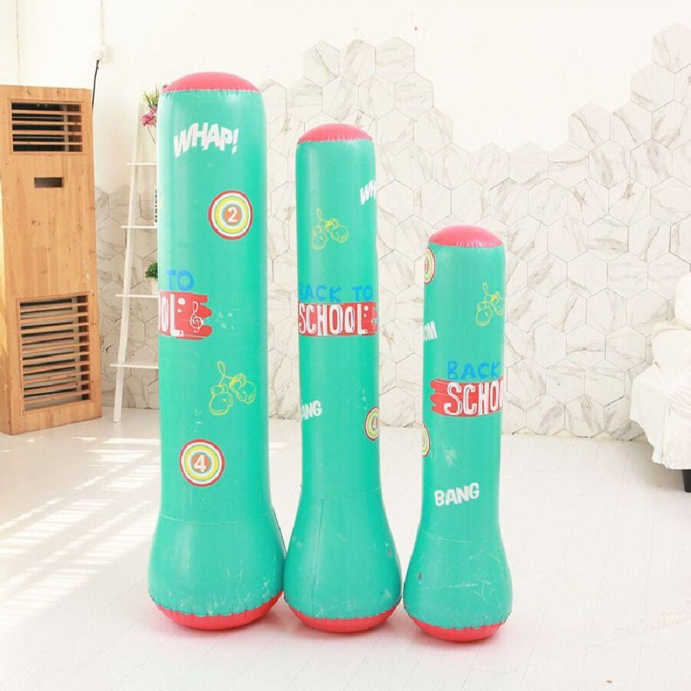 PVC Children Punching Bag Inflatable Fitness Sand Bag Kids Boxing Sandbag Home