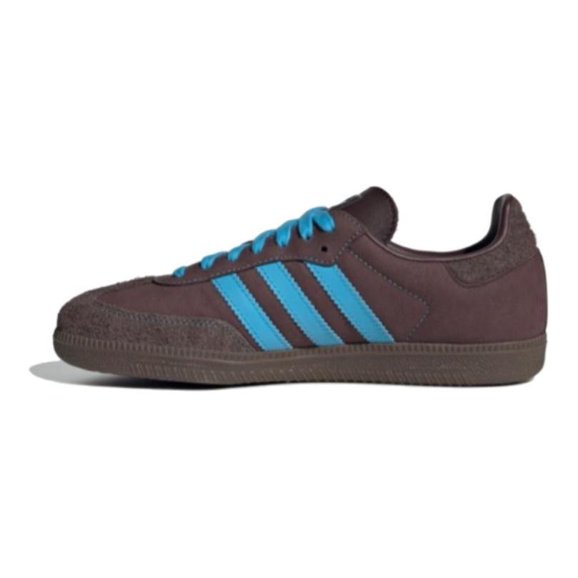adidas Samba OG Shadow Brown Sky Rush женские кроссовки темно-коричневые JI2733