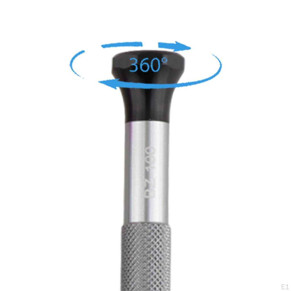 6x Набор отверток для ремонта часов Инструмент часовщика Нескользящая ручка Профессиональный портативный