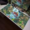 Animated Pokemon Aesthetics Pattern Rubber Table Pads Gamer Non-slip Extended Gaming PC Keyboard Office Accessories Desktop Pads