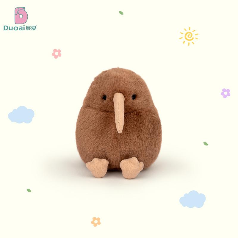 Плюшевая игрушка-симуляция птицы, милая кукла-воробей, попугай, памятный подарок из зоопарка