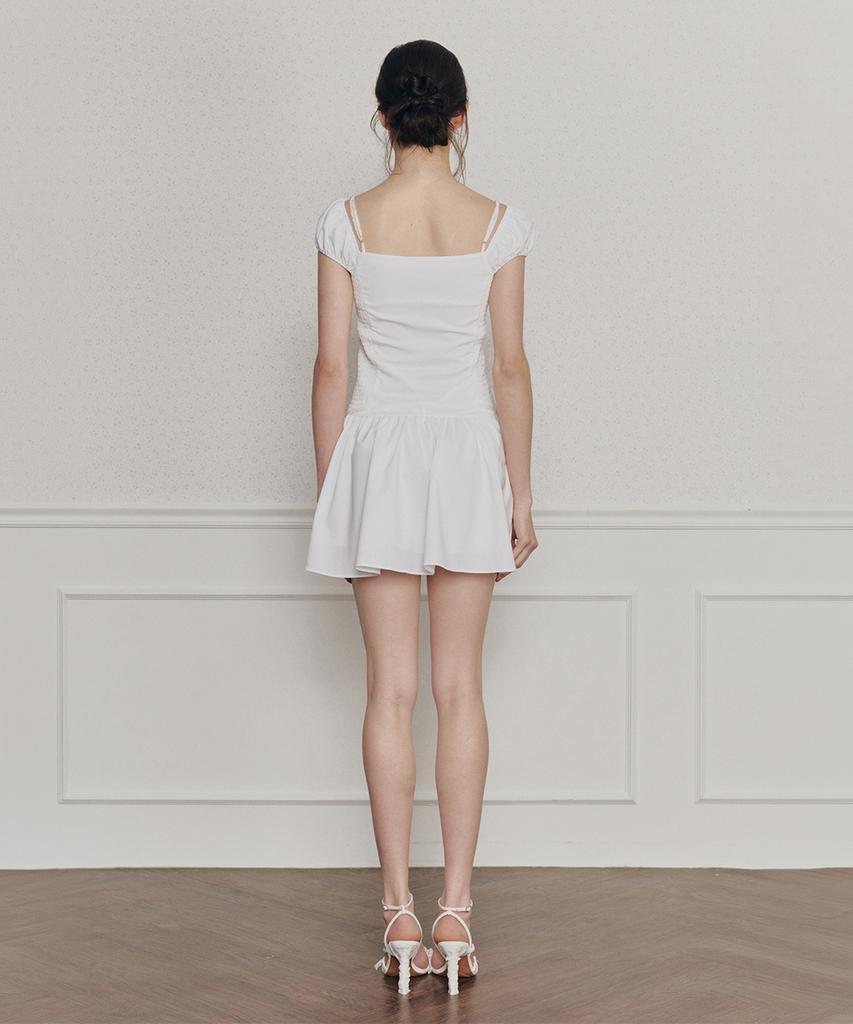 Pain Or Pleasure Wendy Ribbon Dress White