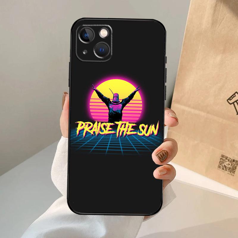 Praise the Sun Dark Souls Case For iPhone 16 15 14 13 Pro Max 12 Pro Max Mini 11 Pro Max XS X XR Plus Cover Shell