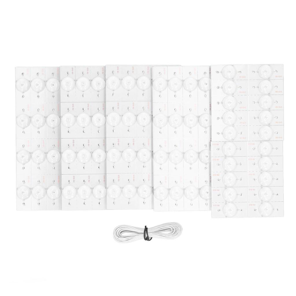 100 шт. линзовых бусин 6 В прозрачные круглые светодиодные аксессуары высокой яркости для 32?Ремонт телевизоров 65 дюймов