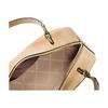MICHAEL KORS Cecily zipper closure sheepskin shoulder bag medium size unisex couple model camel