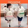Preschool Kids Backpack Made Of Polyester With Curved Shoulder Straps For School Activities
