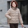 Короткая пуховая одежда женская новая с воротником-стойкой свободная теплая стеганая одежда зимняя стеганая куртка
