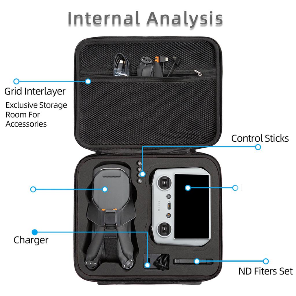 Для Mavic 3 Classic Hardshell Handручная сумка для хранения Водонепроницаемая защитная коробка Чехол Mavic 3 Classic Сумка для переноски