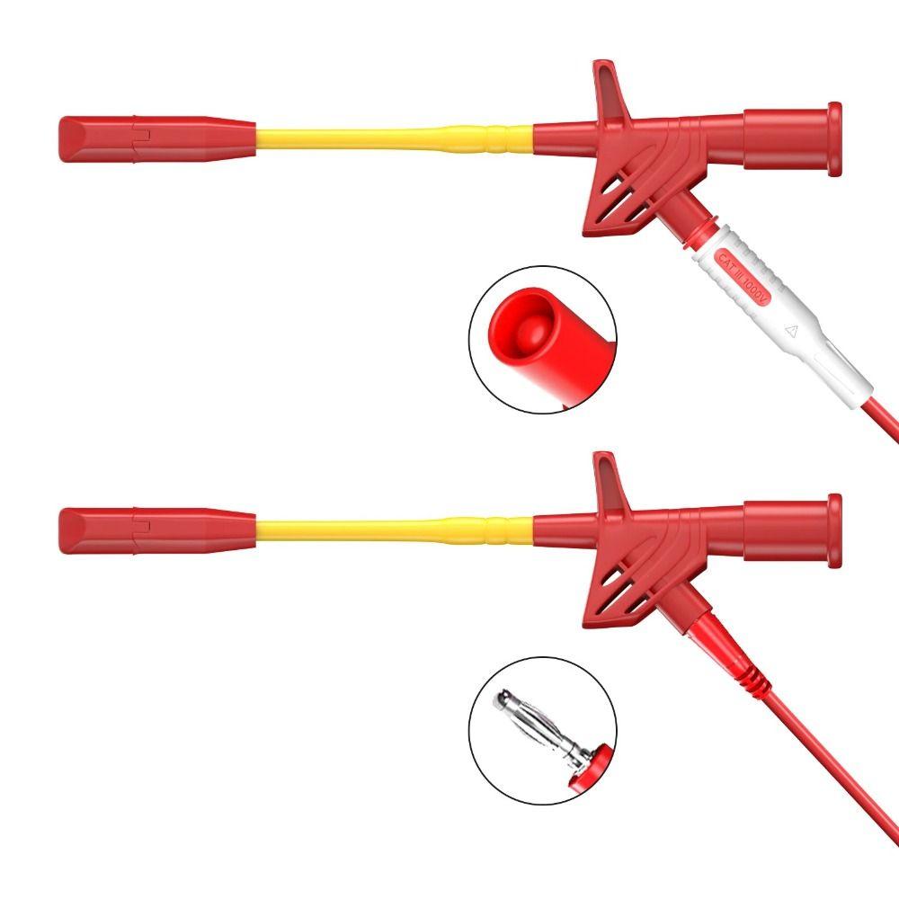 3pcs Non-Piercing Test Hook Clip Wire Piercing Probe Troubleshooting Electrical Issues