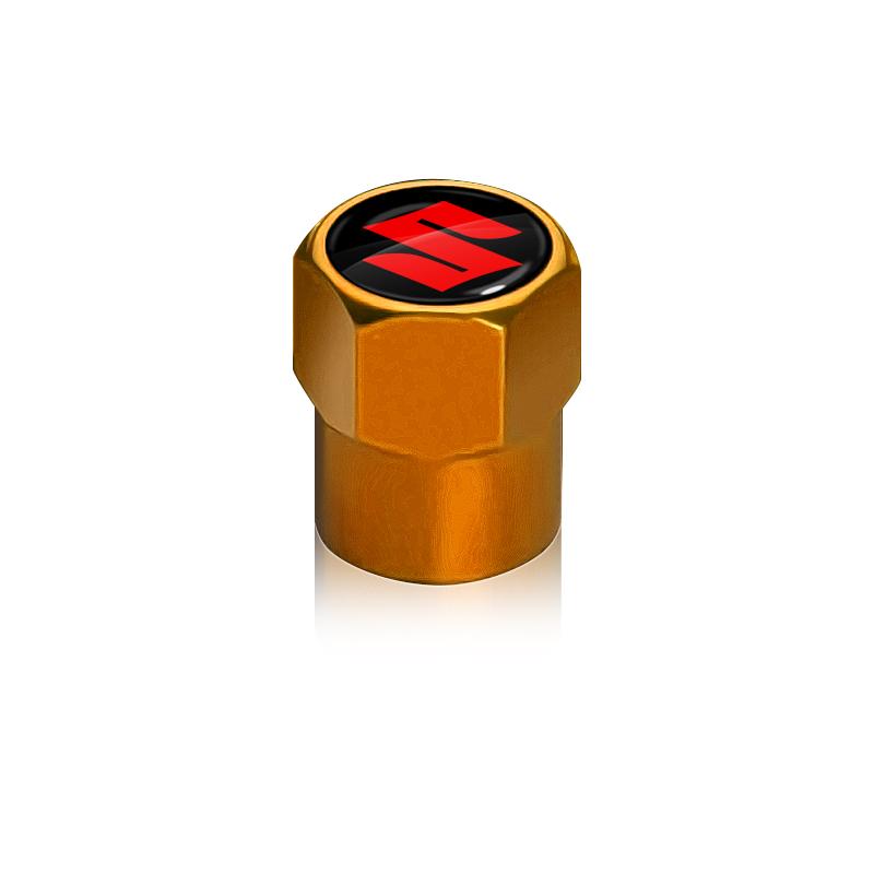 4Pcs Car Valve Stem Caps Cover Waterproof Car Goods For Suzuki Swift Sport Jimny Grand Vitara Alto SX4 Samurai Across