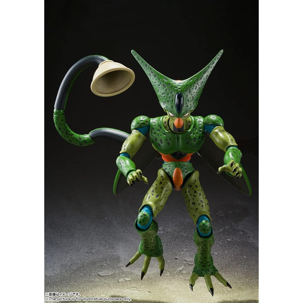 TAMASHII NATIONS S.H.Figuarts Dragon Ball Z Cell First Form (Rerelease Edition) Approximately 170mm PVC & ABS Painted Movable Figure