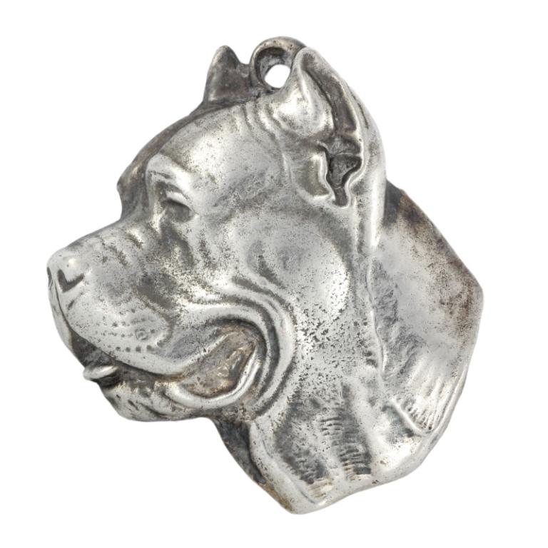 Cane Corso, Italian Cane Corso - Dog necklace in gift box, silver-plated locket for dog fan, striking pendant by Art-Dog brand