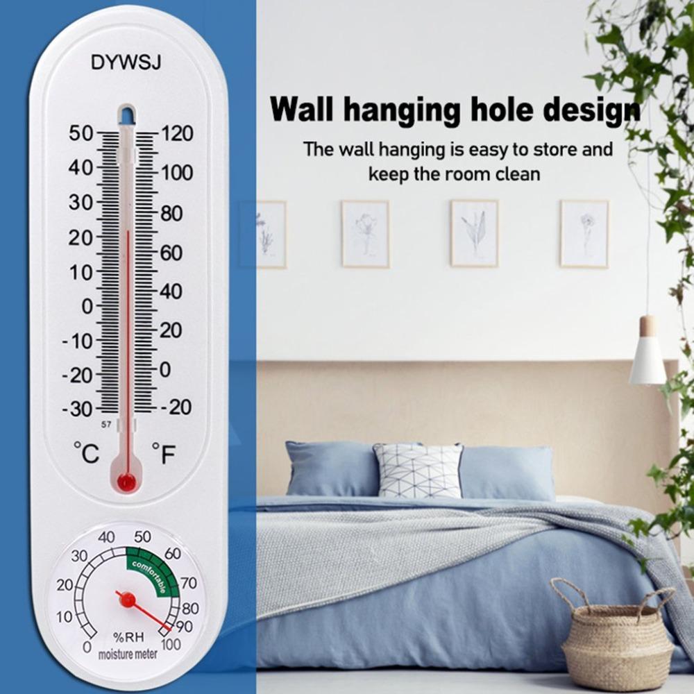 Temperature Humidity Meter Breeding Thermometer Temperature Humidity Gauge Hanging Thermometer