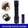 High-Intensity Rechargeable Tactical Flashlight - Super Bright Aluminum Alloy for Outdoor Security and Patrol