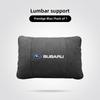 Keychain High-quality Leather Car Seat Headrest Comfort Neck Pillow Waist Rest For Subaru STI XV Forester BRZ Outback Crosstrek iuyh8