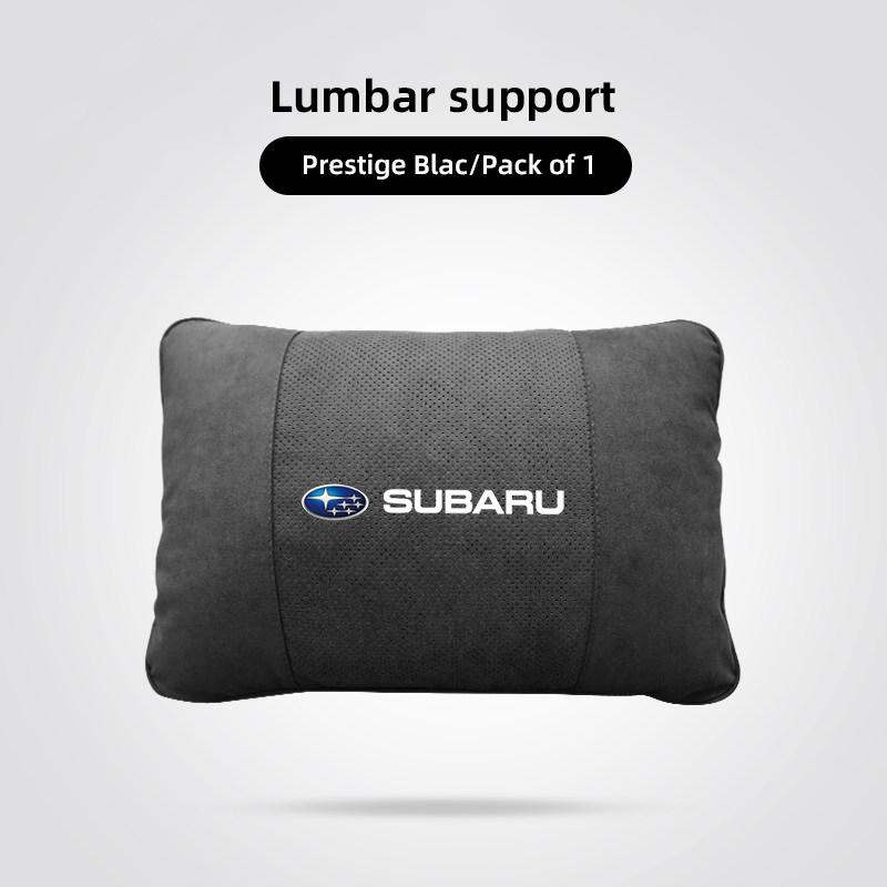 Keychain High-quality Leather Car Seat Headrest Comfort Neck Pillow Waist Rest For Subaru STI XV Forester BRZ Outback Crosstrek iuyh8