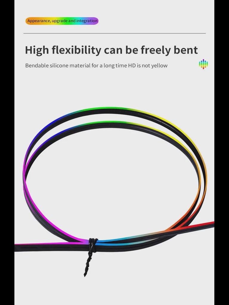 LED Car Interior Rhythm Lights with App Control