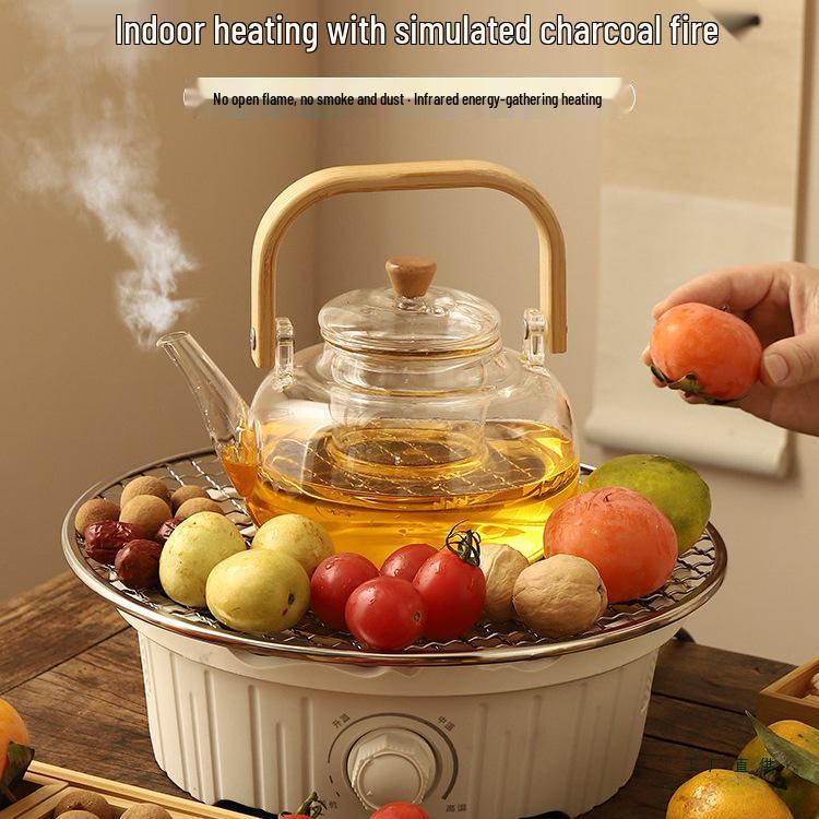 Electric Ceramic Indoor Stove Set with Glass Teapot - 2026 Edition
