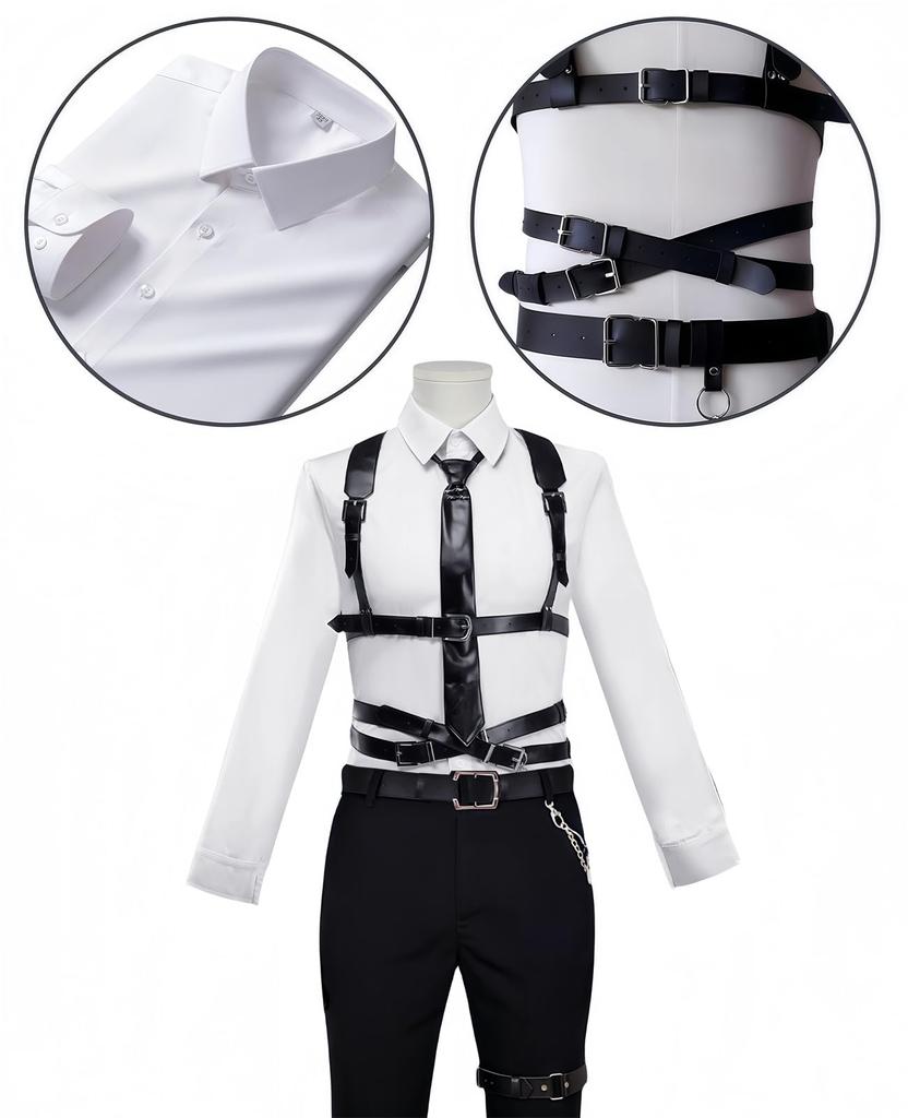 Кои и Мику Косплей Главный герой Костюм Главного героя Махиру Косплей Набор рубашки Униформа Популярный игровой костюм Размер [NOKIJP] Сэйя, Хомура, Шин,