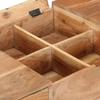 Makeup Table with Mirror 112 x 45 x 76 cm Solid Acacia Wood