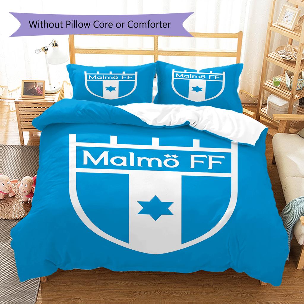 Malmo FF Pattern Bedding,Quilt Set Quilt Cover Pillowcase Home Birthday Gift (1 * duvet cover + 2 * pillowcase, without core)