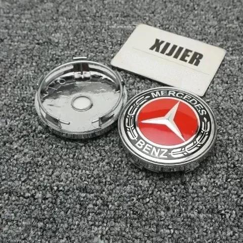 AABGU1 4 pieces 60MM Car Wheel Center Hub Caps Cover decorate Accessories For MERCEDES BENZ AMG W166 W253 X253 X205 GLC/GLE/ML-class