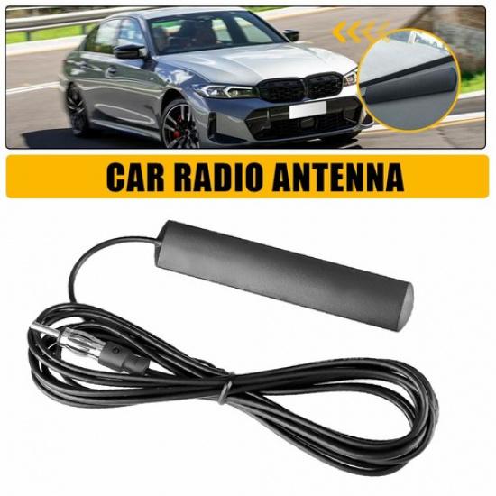 UNIVERSAL 3M CAR HIDDEN Plug&Play AMPLIFIED AM/FM ANTENNA Waterproof RADIO Set