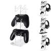 Acrylic 3-Layer Controller Holder White Game Handle Display Stand Practical   Desktop