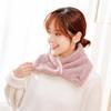 Soft Plush Faux Fur Scarves Double-Layer Circle Scarf New Winter Neckerchief  Women