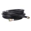 High Pressure Gas Line Hose QCC1 20ft 38in Female To 18in MNPT RV Gas Line for Grill Fire Pit