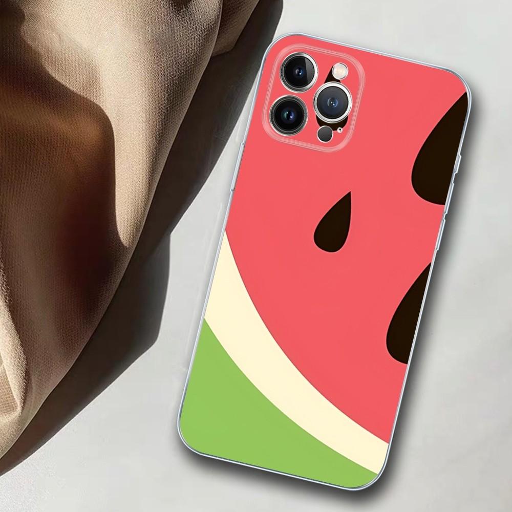 Watermelon Pattern Phone Case For iPhone 14 11 12 13 Mini Pro XS Max Cover 6 7 8 Plus X XR SE 2020 Funda Shell