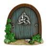 Yard Art Lawn Ornament Decor Windows Trees Decoration Garden Decor Miniature Fairy Gnome Wooden