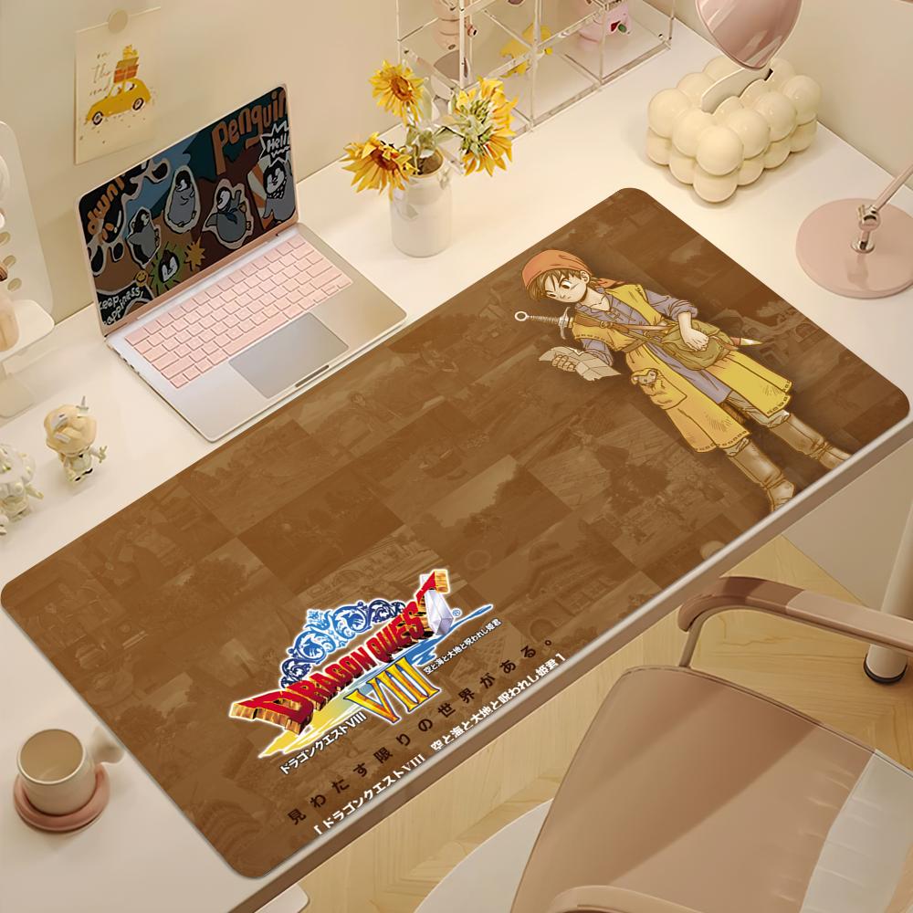 Game Dragon QQuest Journey Cursed King S Mouse Pad Large Desk Mat Keyboard Ergonomic Office Rubber Game PC Nonslip Antifray