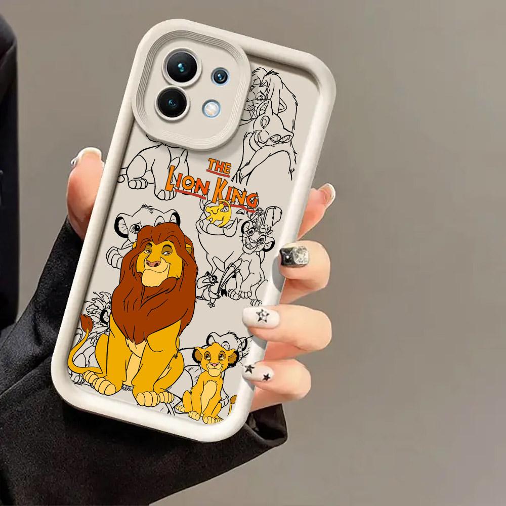 Чехол для телефона "Король Лев Любовь" для Xiaomi Poco M7 M8 F8 F7 X6 X7 X8 Pro Max Mi 14 14T 15 15T Pro 17 Ultra Ударопрочный чехол