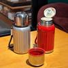 450ml Dual Drink Thermos Keep Warm and Cold Coffee Tea Cup Portable Insulated Mug  Office