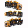 Конструкторы Машинки 7шт. Набор 1:48 грузовиков-перевозчиков, детские игровые машины для мальчиков 2, 3, 4 лет, транспортная машина из сплава с откатным механизмом