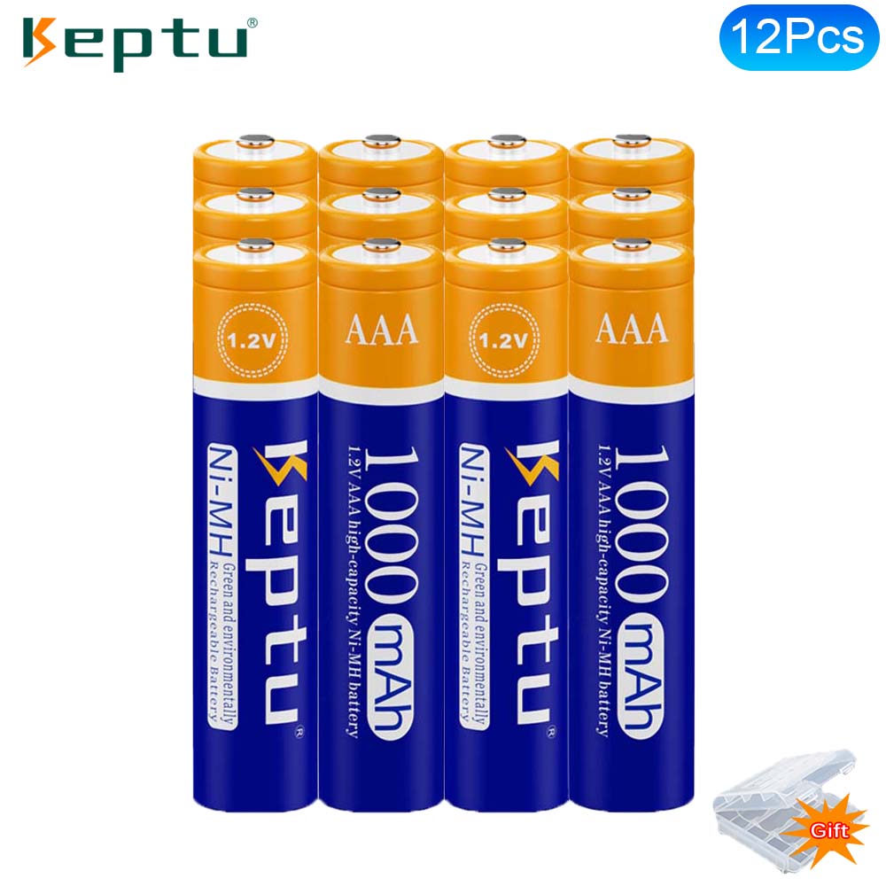 KEPTU 4-32 шт. Аккумуляторные батареи 3A AAA 1,2 В 1000 мАч Ni-MH