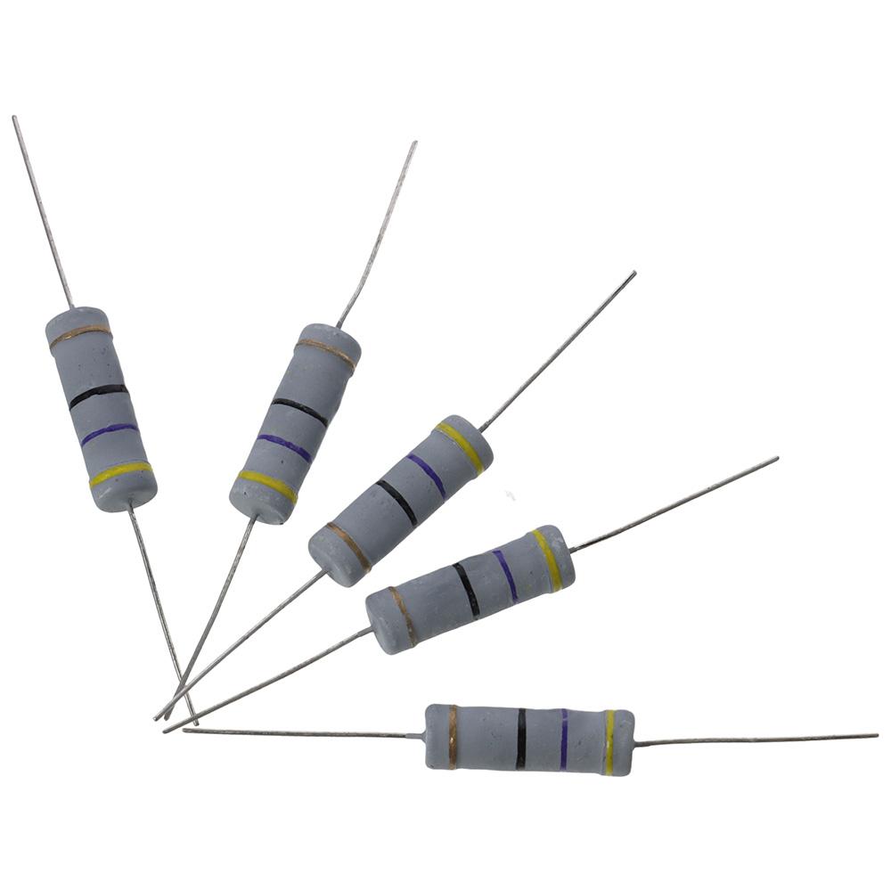 Металлооксидный пленочный резистор 47 Ом 5 Вт 5% допуск Высококачественный и Эксперименты