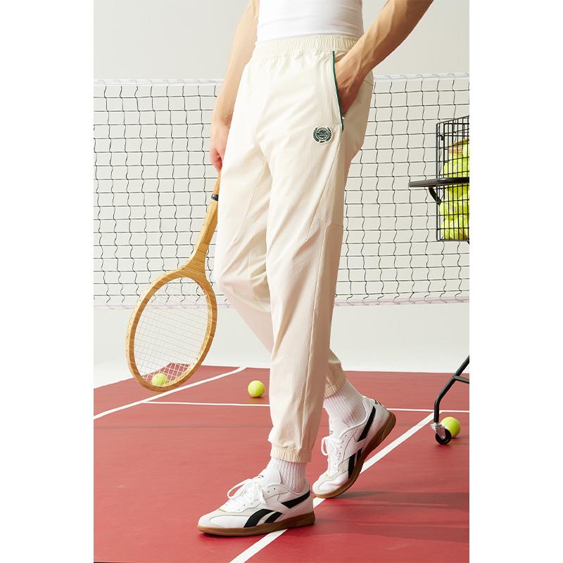 Reebok Модные удобные универсальные тканые повседневные брюки мужские низы Off-White 24FRC633MGW2