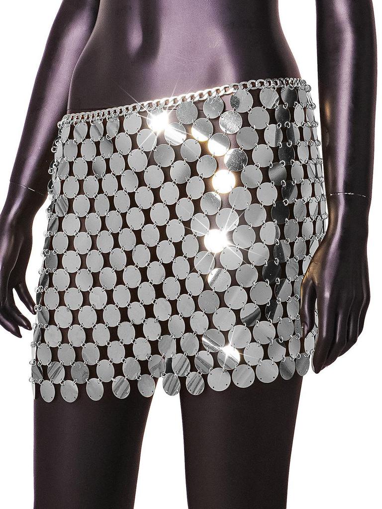 Юбка в европейском и американском стиле с пайетками 2022 Y20217