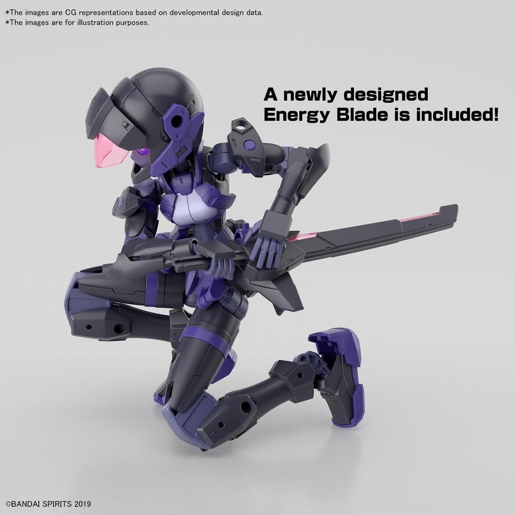 BANDAI SPIRITS Пластиковая модель Achelby масштаба 30MM EXM-H15E (ТИП-Е) 1/144 с цветовой кодировкой