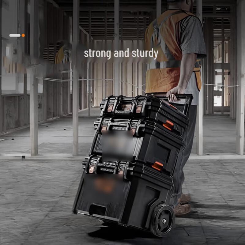 Xiang Zhi Lv Набор из 3-х прочных штабелируемых ящиков для инструментов